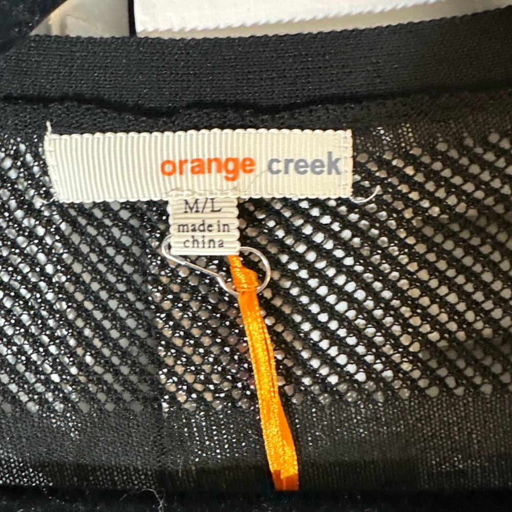 Orange Creek Black Open-Front Cardigan - Picture 3 of 7